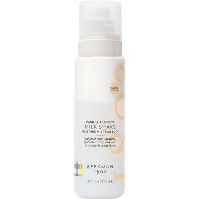 Bruma corporal hidratante Beekman 1802, batido de leche, vainilla, 140 ml