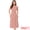 Blush Pink, variant on DARING DIVA Women's Sleeveless Crew Neck High Waist A-Line Dress M Royalblue