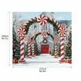 thumbnail image 2 of zhangmingg Festive Santa Garage Door Banner Decorative Cloth Cover for Holiday Season Window Store Display, 2 of 2