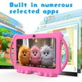 thumbnail image 3 of Kids Tablet, Toddler Tablet, 7" Tableta for Boys Girls, 32GB Android 12 Tablet, 4GB RAM WiFi Dual Camera Safety Eye Protection Screen, Parental Control APP, Latest Model Kid Tablets (Red Tablet)., 3 of 7
