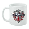 thumbnail image 3 of USA Choppers Shield Flames Eagle American Motorcycle Biker White Mug, 3 of 5