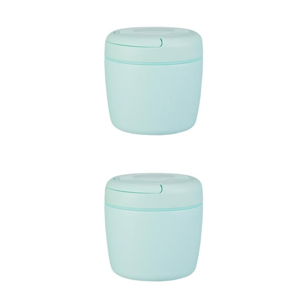 Toystoory Taza térmica de sopa de gran capacidad de acero inoxidable con aislamiento duradero de alta temperatura a prueba de fugas verde 970ML verde 970ML 2Conjunto