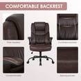 thumbnail image 3 of BestOffice Ergonomic Office Chair, Lumbar Support, Rolling Swivel for Men, Women(Brown), 3 of 7