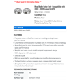 thumbnail image 2 of Rear Brake Rotor Set - Compatible with 2003 - 2009 GX470 2004 2005 2006 2007 2008, 2 of 2