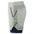 thumbnail image 3 of Sports Shorts Lixada Men 2 in 1 Running Shorts Quick Drying Breathable Active Training Exercise Jogging Marathon Cycling Shorts, 3 of 6