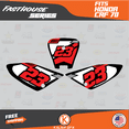thumbnail image 3 of Kalair GFX Graphics Kit for Honda CRF70 (2004-2023) Fh Series, 3 of 5