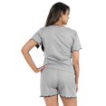 thumbnail image 5 of Inkmeso 2 Pcs Sleepwear Sets For Women Short Sleeve T Shirt & Shorts Loungewear, 5 of 7