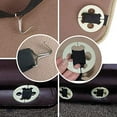 thumbnail image 5 of Open Box ISFC INSURFINSPORT Leather Front Inside Car Seat Cover, Black and Red, 5 of 7