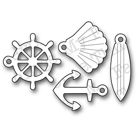 My Favorite Things Die-Namics Dies, 1.25-Inch, Sea Charms Multi-Colored