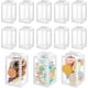 thumbnail image 1 of 60 cajas de regalo transparentes de PVC de 4,7 x 2,75 x 2,75 cm con lazo blanco., 1 of 6
