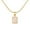 C, variant on SIfdSeng 26 Initial Necklace Luminous Square Shape 26 Alphabet Chain Necklace A Z 26 Alphabet Initial Luminous Gold Necklaces for Women Girls