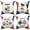 C, variant on 4th of July Decorations Pillow Covers 18 x 18 Inch Set of 4 Memorial Day Decor America Flag Stars and Patriotic Throw Pillow Covers Gnomes Pillows Independence Day Decor for Home