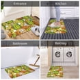 thumbnail image 5 of Rateoe Tropical Summer Fruit Pattern Flannel Door Mat Indoor Outdoor Entrance, Waterproof All-Weather Doormat,Fade Resistant, Low Profile Entryway Mat 16x24in, 5 of 7