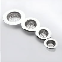 ACDANC Hair Catcher Shower Drain (4 Pack),Bathtub Drain Cover,Sink Tub Drain Stopper,Sink Strainer for Kitchen and Bathroom,Hair Stopper for Bathtub Drain Cover Size from 1.5 (Round Hole)