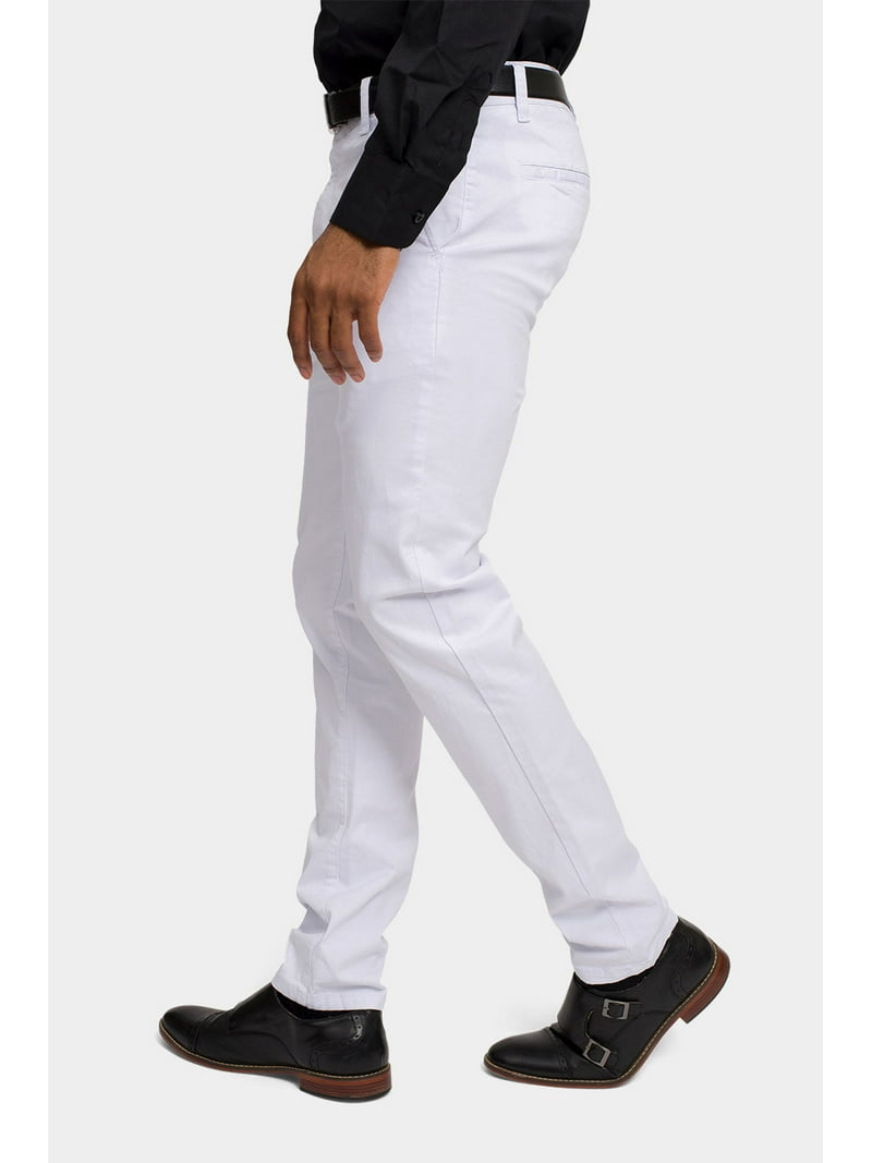 Victorious Men's Basic Casual Slim Fit Stretch Chino Pants