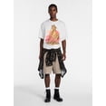 thumbnail image 2 of No Boundaries Boxy Fit Heavyweight Graphic Tee Shirt with Short Sleeves, Men's XS-4XLT, 2 of 5