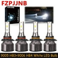 thumbnail image 1 of FZPJJNB for Chevy Malibu 1997-2003 4PC LED Headlights Bulbs High Low Beam Kit,9005+9006,White,V25,C20, 1 of 15