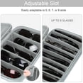 thumbnail image 2 of Funda organizadora de viaje para gafas de sol Bukere con ranuras ajustables, 2 of 8