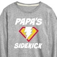 thumbnail image 3 of Instant Message - Dad & Son Matching Set - Papa & Sidekick - Men's & Kids Long Sleeve T-Shirt, 3 of 6