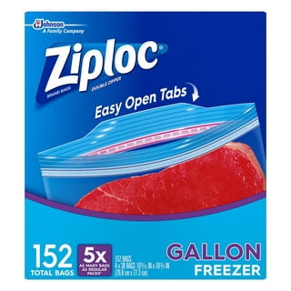 Ziploc - Freezer Bag: 1 gal, Plastic - 91546382 - MSC Industrial Supply