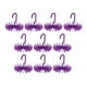 thumbnail image 4 of 10 piezas de organizadores de armario giratorios ajustables con 18 ganchos y correas violeta, 4 of 6