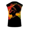 thumbnail image 4 of Hombres Moda Casual Impresión Suéter Cuello Redondo Tanque Deportivo, 4 of 8