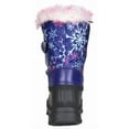 thumbnail image 3 of BURUDANI Kids Boys Girls Warm Snow Boots Insulated Waterproof Winter Ski Boots KSNOW NAVY/FUCHSIA Size 6, 3 of 6