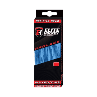 Elite Hockey Figure Skate Laces - 110" White Prolace Laces With Molded Tips (1 Pair)