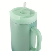 TAL Stainless Steel Hudson Tumbler with Straw 40 fl oz, Shimmering Green