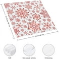 thumbnail image 2 of Cloth Napkins Christmas Snowflakes Soft Napkins 6 pcs for Family Dinners Weddings Cocktail Kitchen Banquet Decorative Washcloths, 2 of 6