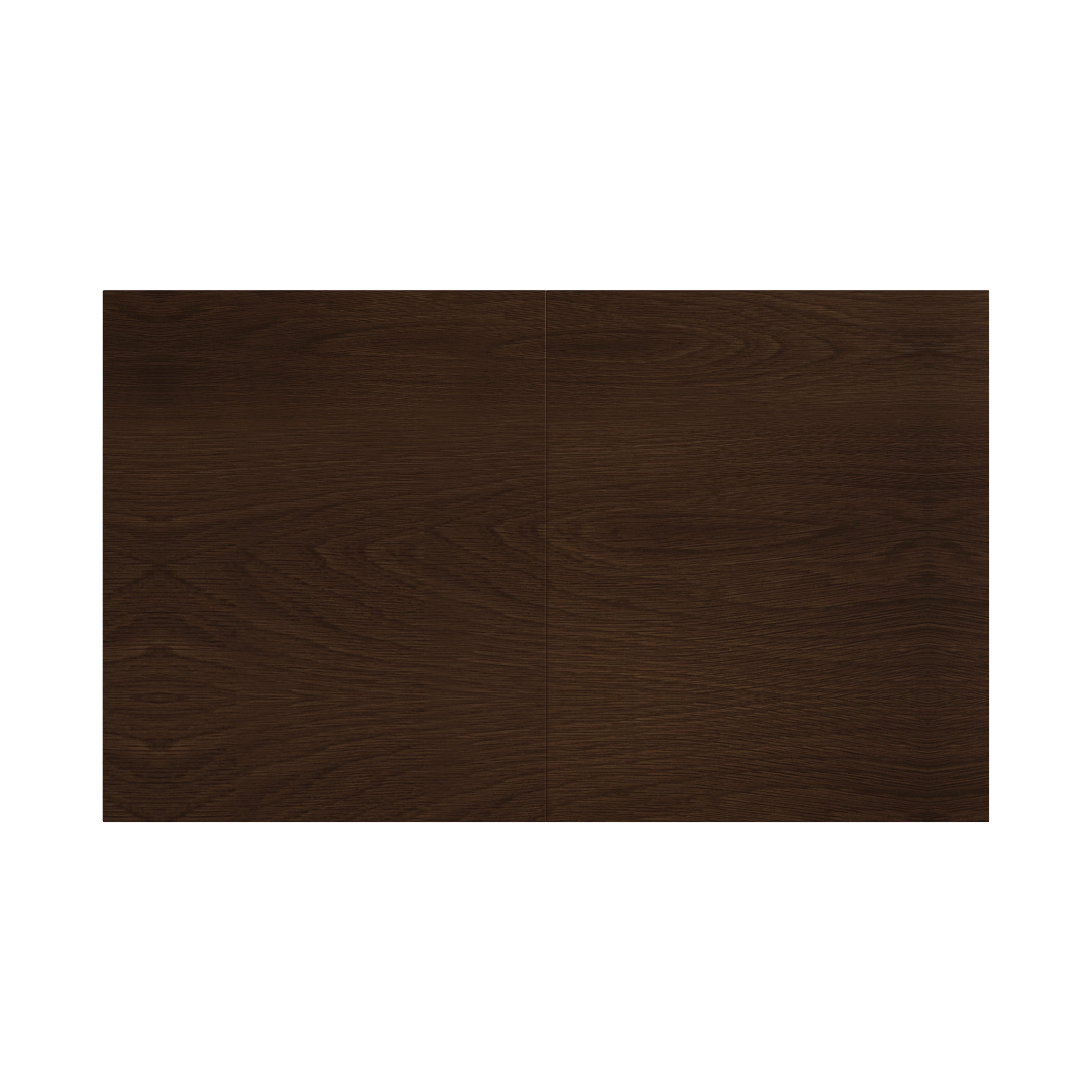 Home Design Talon Rectangular Dining Table with Trestle Base, Solid Wood Construction, Traditional Style, Black