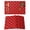 Red, variant on Red White Stripes Placemats Set of 4, Simple Geometric Modern Monochrome Placemats for Dining Table, Place Mats for Kitchen Tabletop, Waterproof Wipeable Dining Table Mats Set
