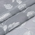 thumbnail image 4 of White Leaf Sheer Curtains for Living Room, 84 Inches Long Grommet Top Floral Leaf Embroidery Voile Sheer Curtains for Bedroom Embroidery Window Curtains, 52 x 84 Inch, 2 Panels, 4 of 9