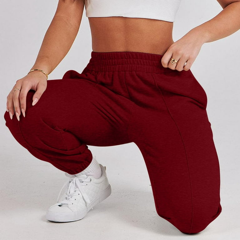 YYDGH Women's Sweatpants Baggy Casual High Waisted Workout