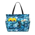 thumbnail image 1 of Easygdp Blue Kyanite Bolsa de Viaje de Playa de Gran Capacidad, Bolsa Tote Perfecta para la Playa, Escapadas de Fin de Semana y Viajes, 1 of 7