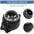 thumbnail image 3 of Multi-Purpose Bracket Mount, ABS Material, Black, Car Dashboard, Marine, Boat, Truck Compass, 3 of 7