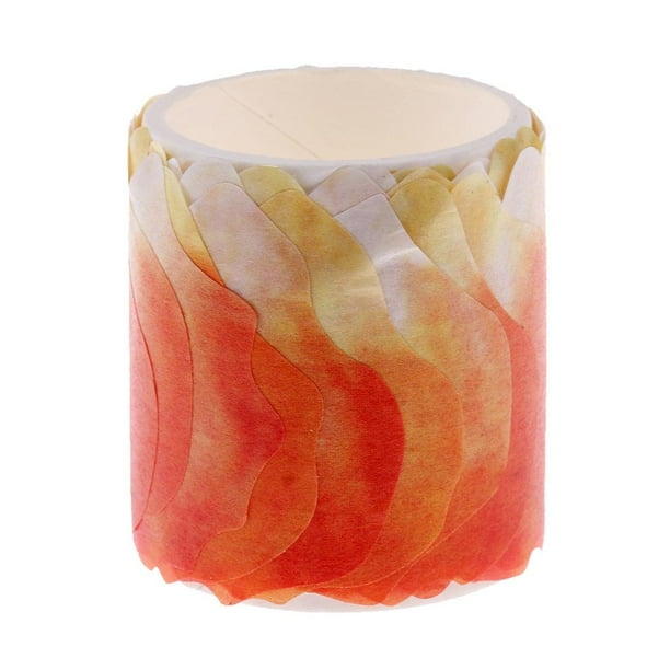 Cinta Adhesivo para Decoracion de Cumpleaños Gloria Cinta del washi naranja