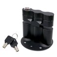 thumbnail image 1 of Pack Mount Lock, Locking Pack Mount with Backing Plate Base and 2 Keys, for Fuel Pack, Water Container, Storage Box, 1 of 5