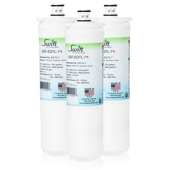 Swift Green Filters SGF-EQTL-7 Compatible for EQTL-7 Commercial Water Filter (3 Pack),Made in USA