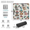 thumbnail image 2 of Funny Dogs and Shoes Picnic Blankets Extra Large 78"x78" Beach Blanket Waterproof Sandproof Outdoor Mat for Camping Travel Park, 2 of 6