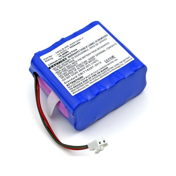 Batteries N Accessories BNA-WB-L11203 Medical Battery - Li-ion, 14.8V, 5200mAh, Ultra High Capacity - Replacement for EDAN TWSLB-006 Battery