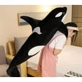 thumbnail image 3 of Jouet en Peluche Baleine, Animal en Peluche Réaliste, Poupée Orque Simulation, Peluche Orque 19,6 Pieds', Cadeau Animal en Peluche Simulation pour Enfants, 3 of 5
