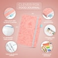 thumbnail image 2 of Clever Fox Food Journal - Daily Food Diary, Meal Planner to Track Calories & Nutrients, Weight Tracker Notebook, A5 (Light Pink), 2 of 6