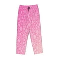 thumbnail image 4 of Disketp Breast Cancer Pink Ribbons Awareness Print Women'S Comfy Pajama Pants Casual Drawstring Palazzo Lounge Wide Leg Pants, 4 of 9