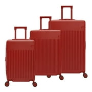 iFLY Transit 28 Expandable Hardside Spinner Large Checked Luggage, Red
