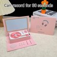 thumbnail image 3 of Tanabata Gramophone Valentine's Day Gift Creative Greeting Card Stereo Greeting Card Recordable Blessing Card, 3 of 5