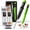 Green, variant on STAGEEK Carpenter Pencil with Sharpener, Mechanical Carpenter Pencils with 19 Refills, construction pencils heavy duty Woodworking Tools, Deep Hole Long Nib Marker Pens for Architect Marking