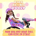 thumbnail image 2 of Paquete de asiento de bicicleta y casco Ride Along Dolly Pink para 18 a 22 años, 2 of 6