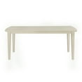 thumbnail image 3 of Weston Home Orvieto Farmhouse 72" Rectangular Wood Dining Table , White, 3 of 7
