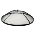 thumbnail image 6 of Sun Joe SJFP28-STN-RW 28-Inch Cast Stone Base, Wood Burning 24-Inch Fire Pit w/Dome Screen and Poker, Rustic Wood, 6 of 7